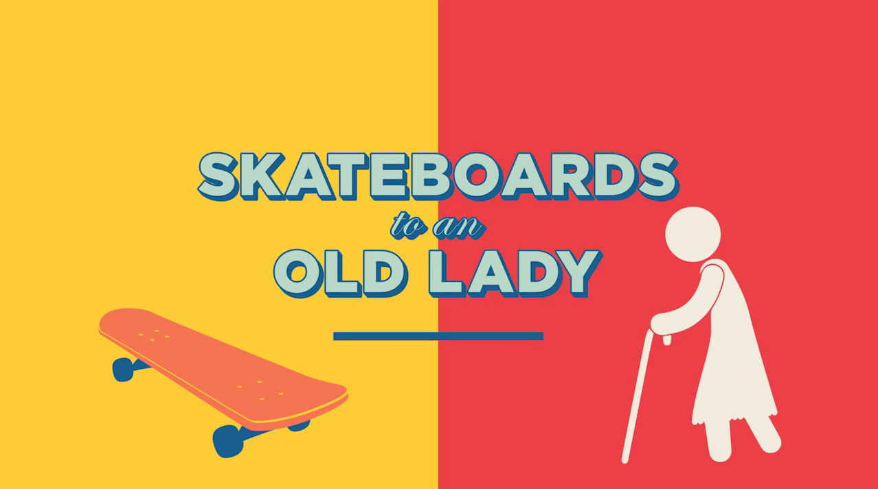 Avez vous déjà essayé de vendre un skateboard à une grand mère ?