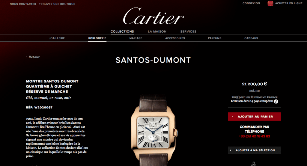 Et le cas du Luxe avec Cartier.