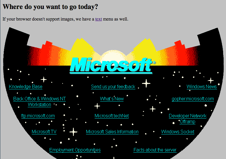 Microsoft.com 1994 une