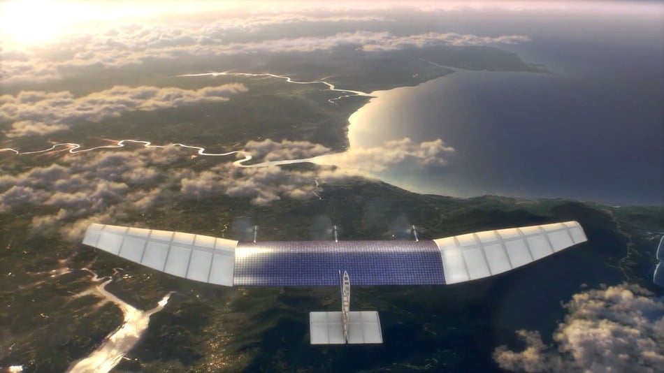 Le drone solaire: dernier né du Connectivité Lab Facebook