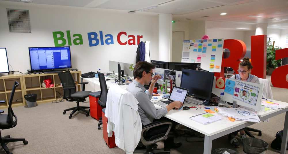 BlaBlaCar, le champion français a récemment levé 100 millions d'euros pour conquérir le marché américain.