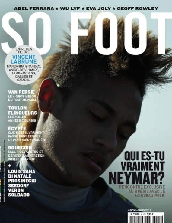 Couverture du magazine de football So Foot