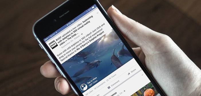 Facebook 360 Video avec l'immersion dans la nature