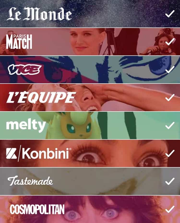 médias français snapchat discover