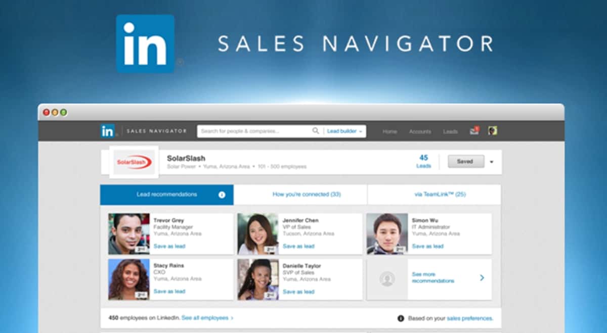 Sale navigator LinkedIn