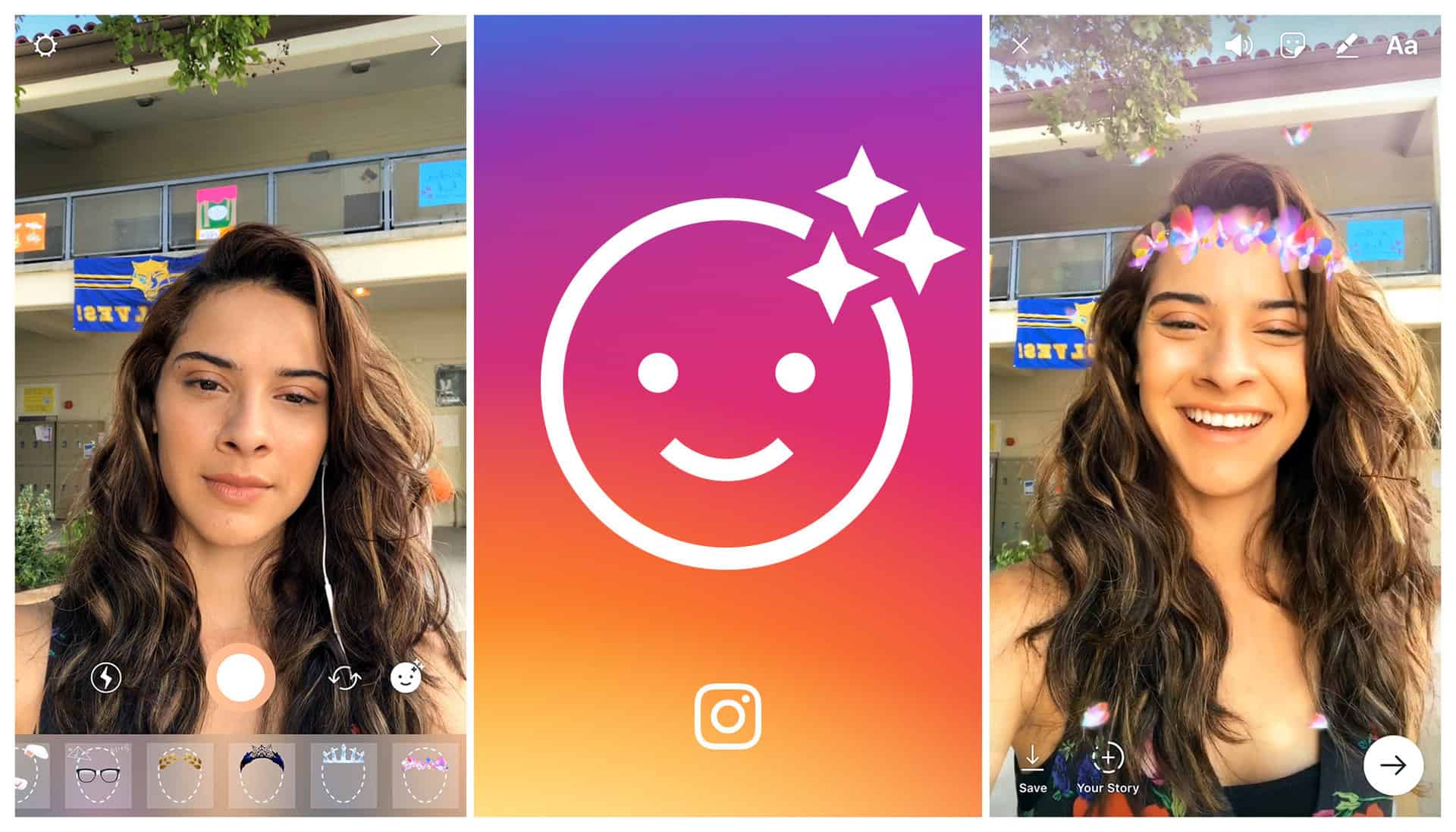 Instagram face filters