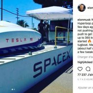 Post Instagram record Tesla