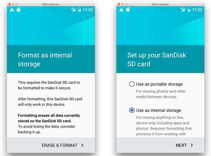 SanDisk sur Android