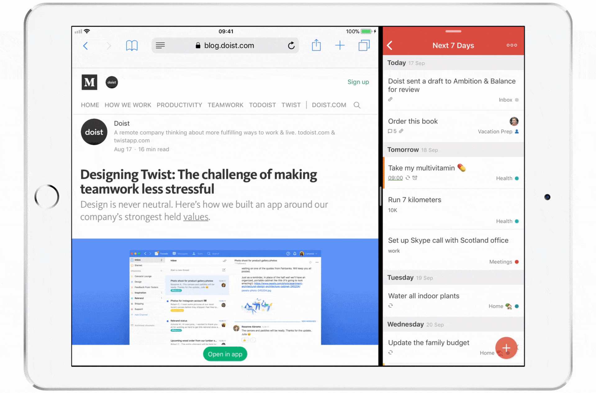 drag and drop Todoist