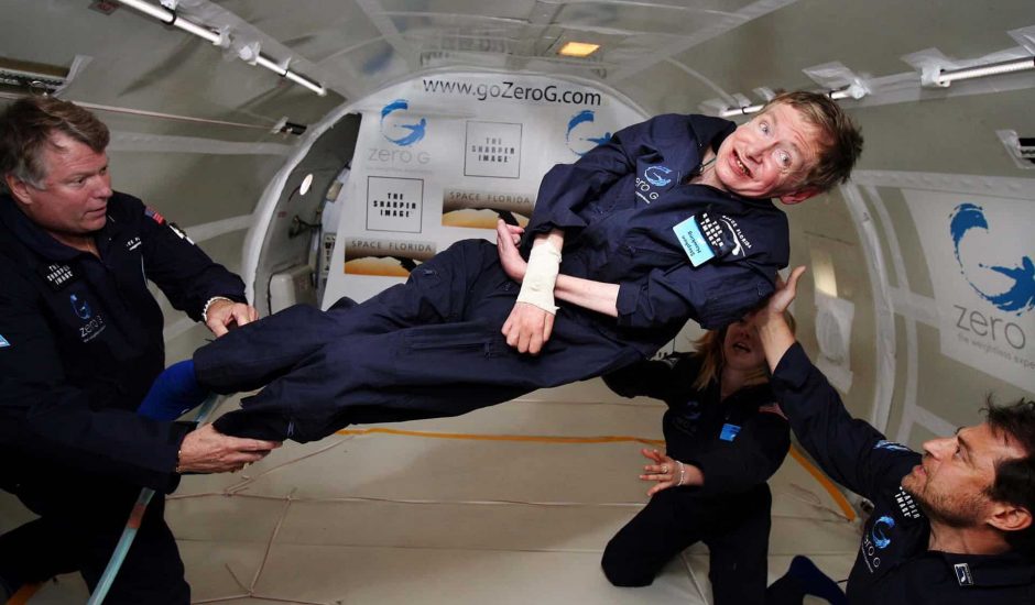 Stephen Hawking dans l'espace