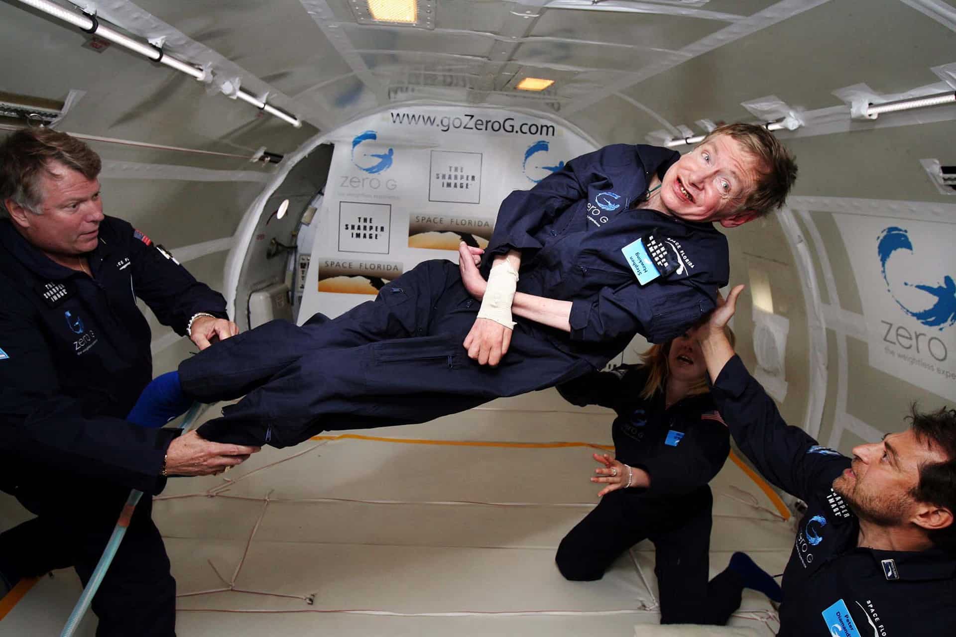 Stephen Hawking dans l'espace