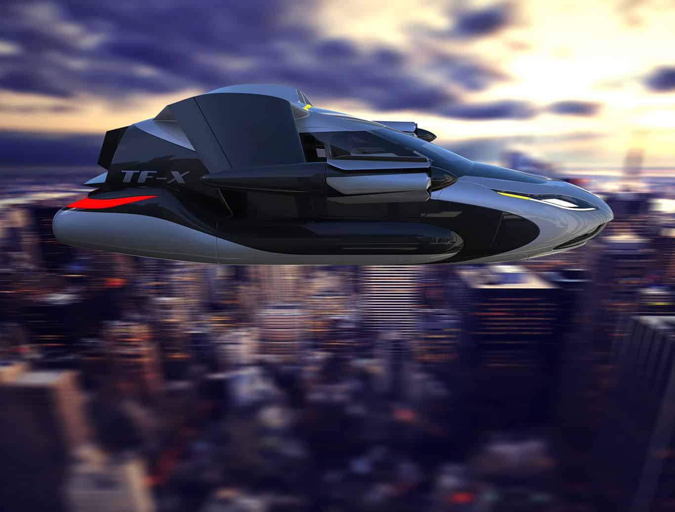 voitures volantes : modèle de la startup Terrafugia