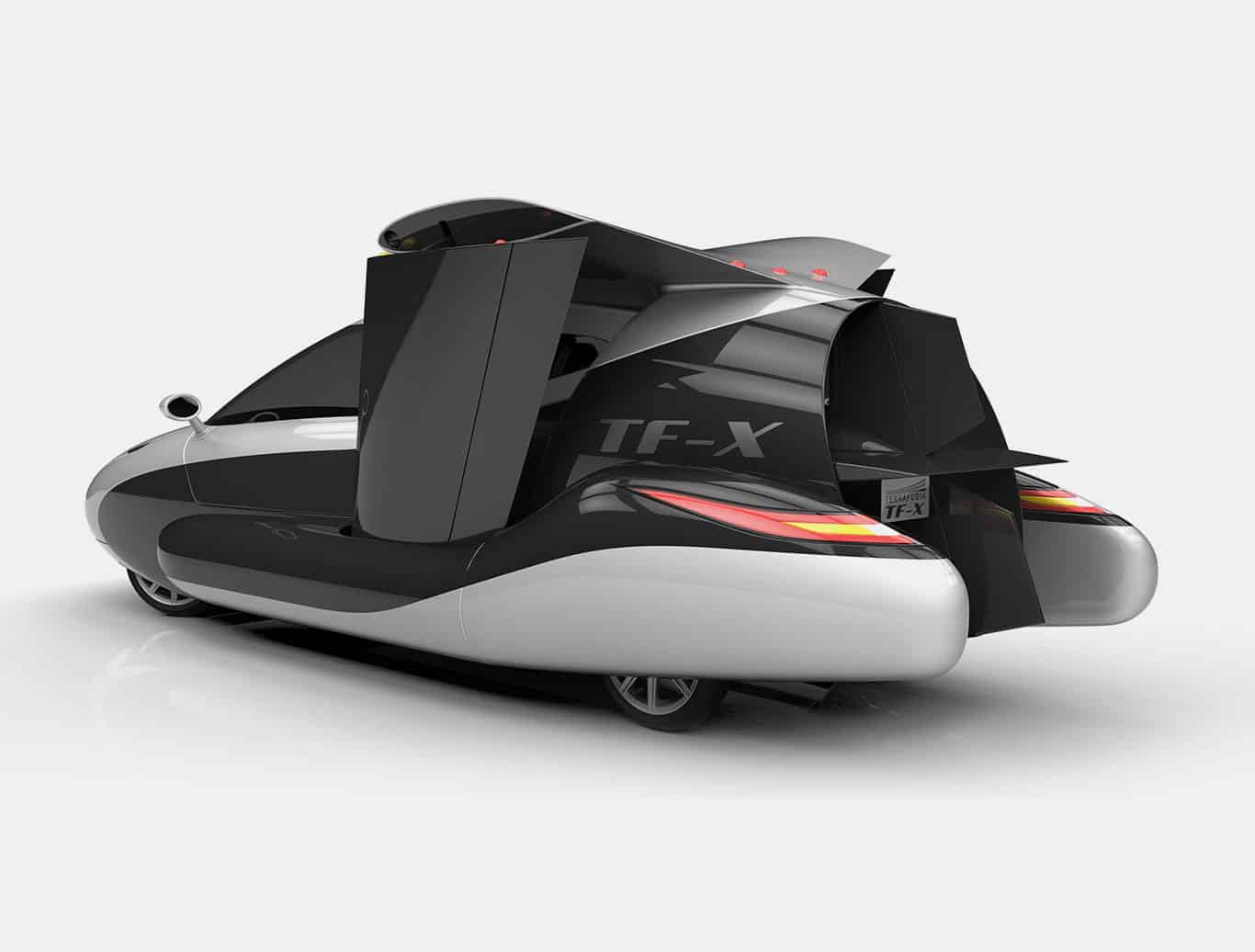 voitures volantes : modèle de la startup Terrafugia