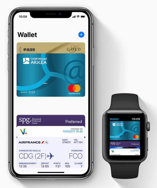 Apple Pay sur iPhone et iWatch