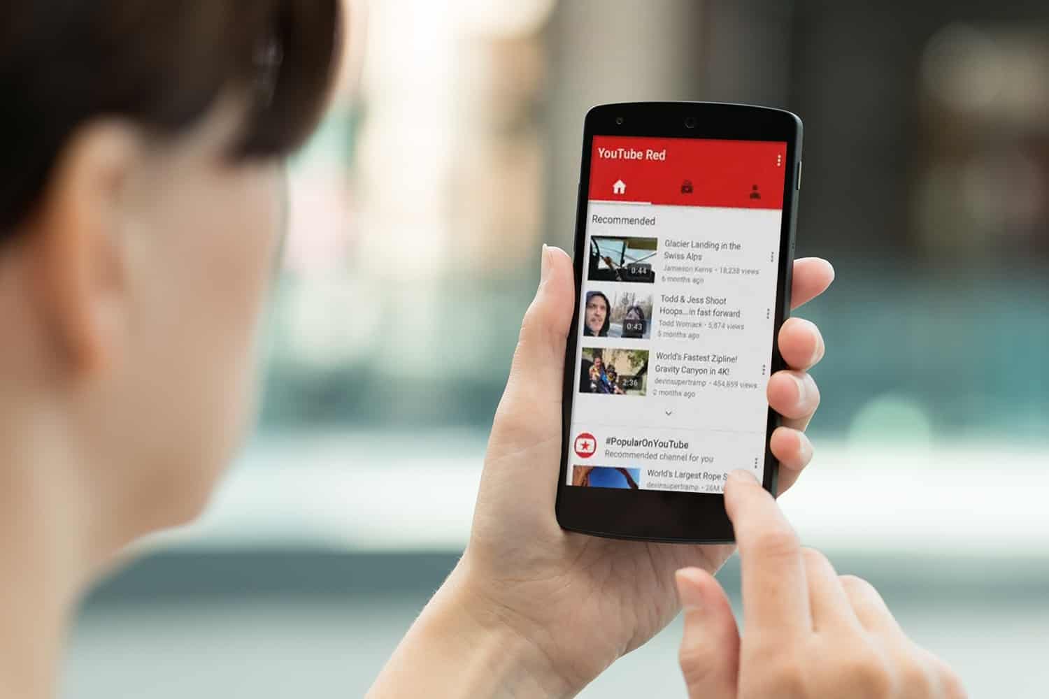 YouTube Red streaming