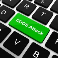 Une touche "DDOS Attack" sur un clavier