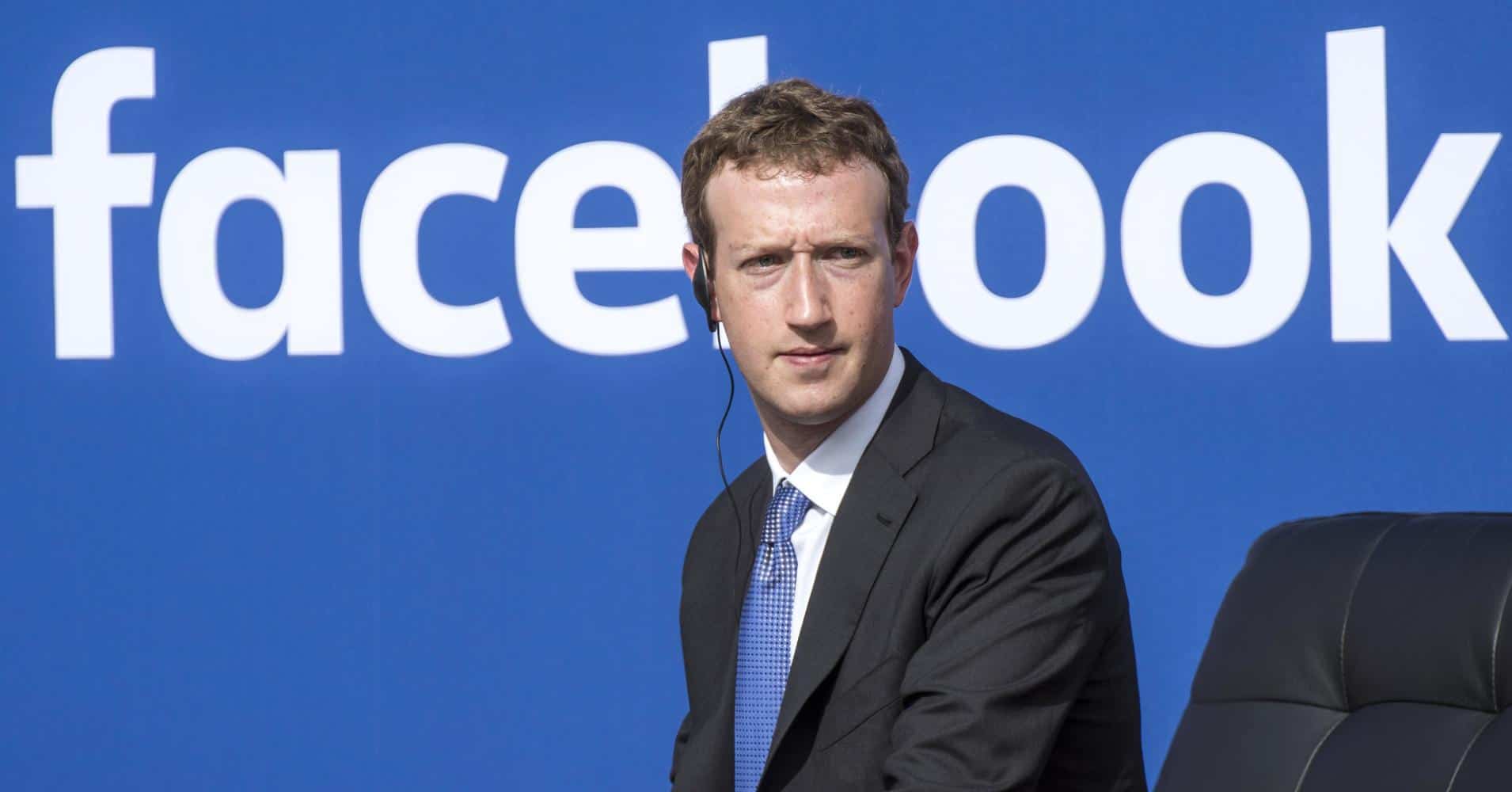 Facebook Mark Zuckerberg. données médicales. Il est revenu sur la fin d'année 2018 de Facebook et est fier
