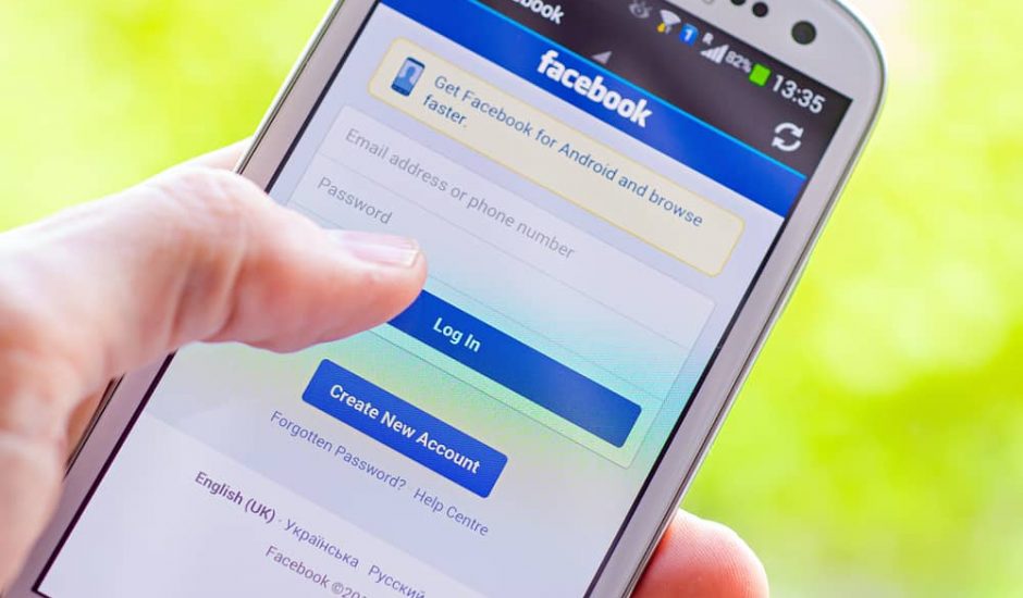 Facebook enregistre SMS android