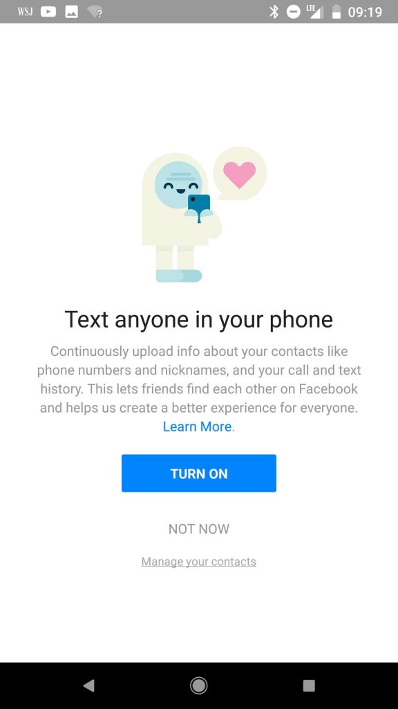 Facebook s'explique sur l'enregistrement des appels et messages des utilisateurs Android