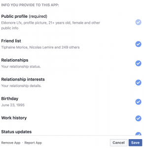 Facebook permet la suppression d'application en masse