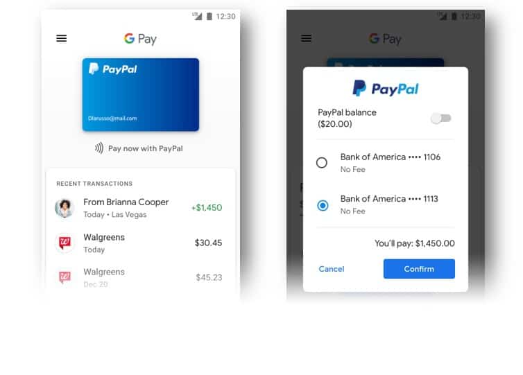 Paypal : Payez directement avec votre compte dans tout l'écosystème Google