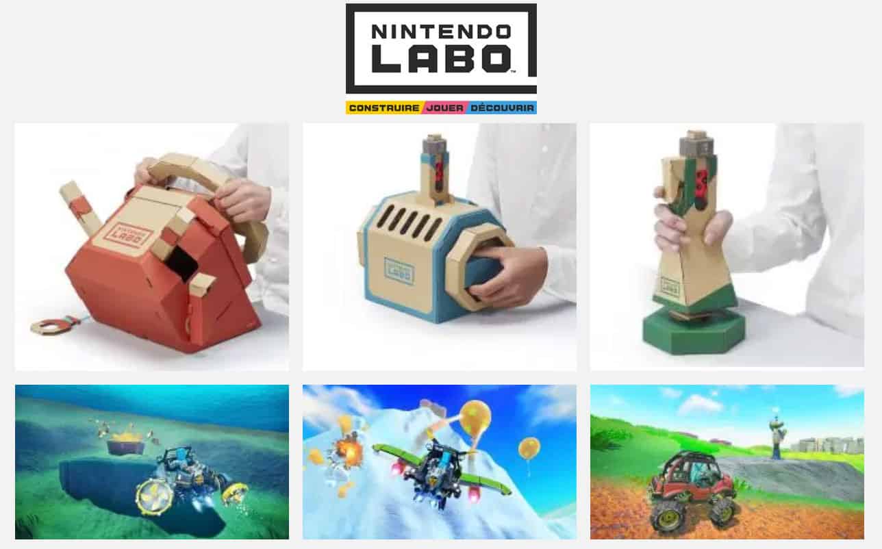 kit véhicule Nintendo Labo