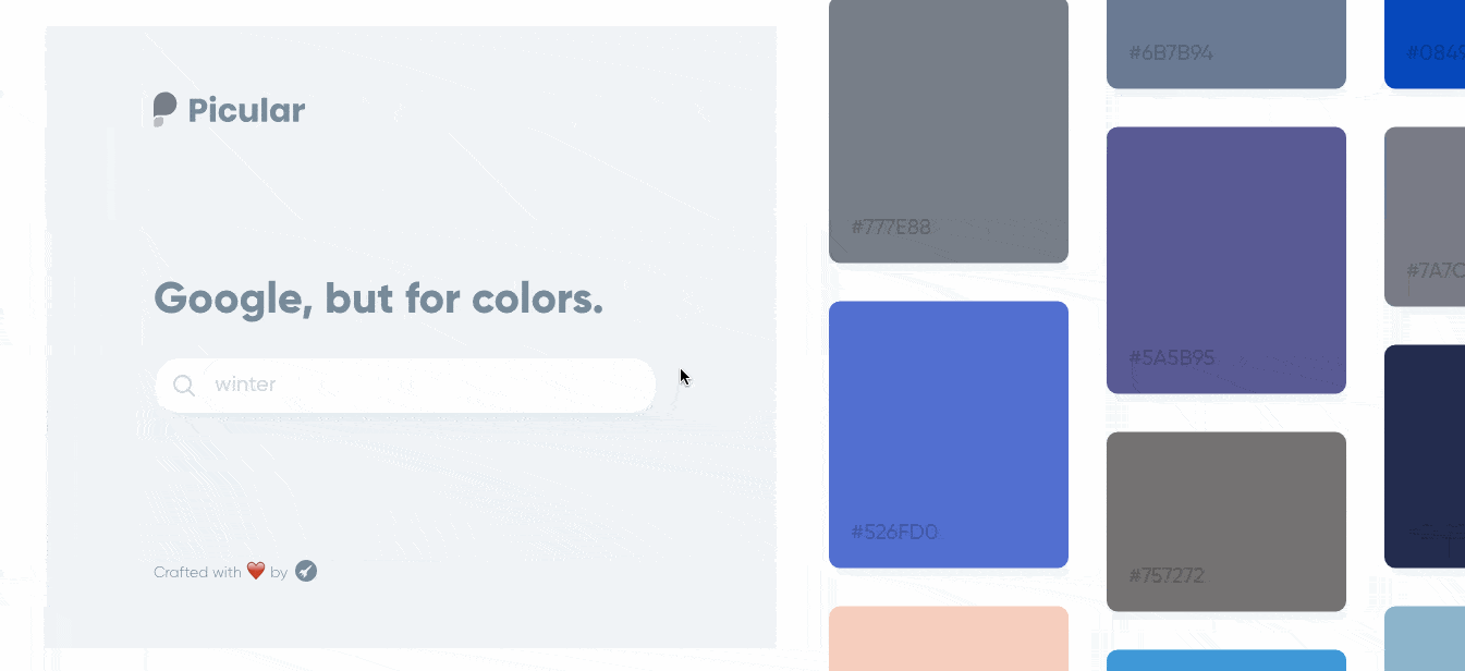 un produit web pour trouver la bonne couleur gratuitement