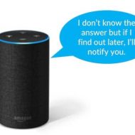 Avec "Amazon Updates" Alexa vous informera lorsqu'elle aura la réponse à une ancienne question