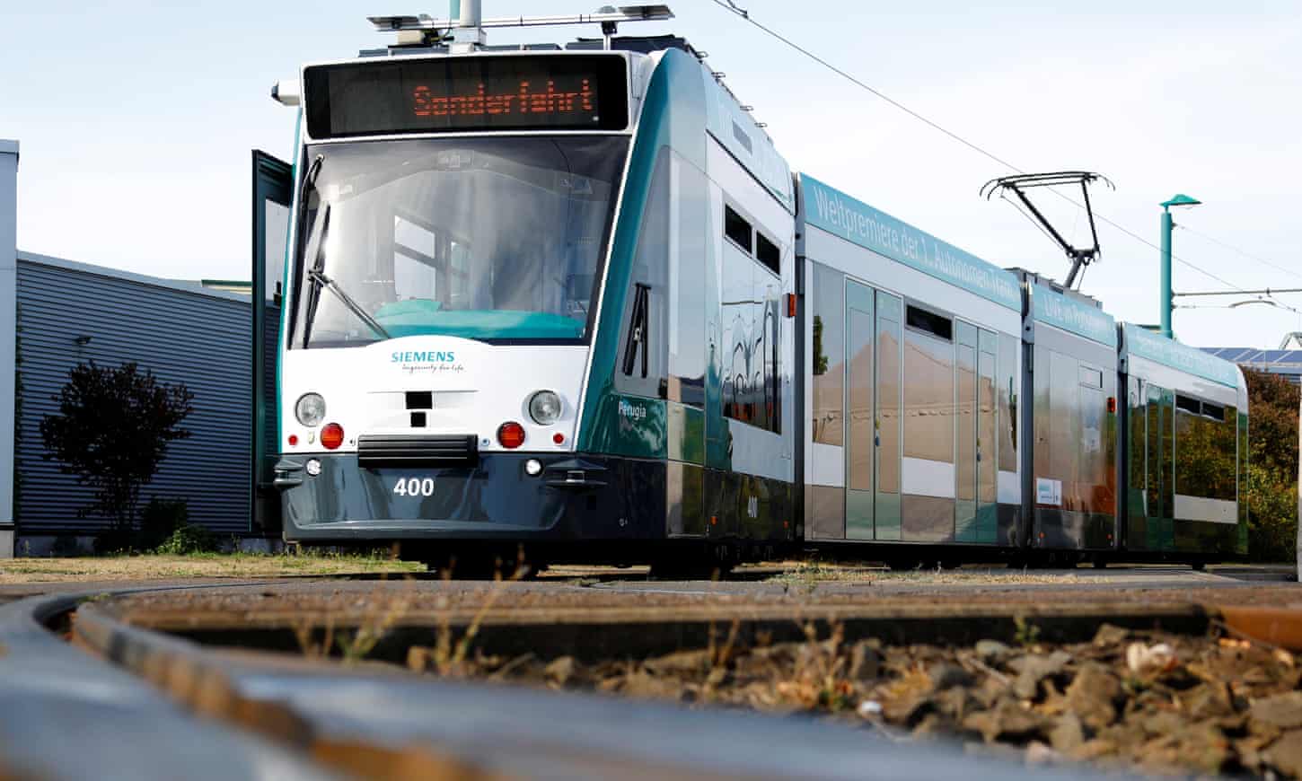 Le premier tramway autonome sur les rails à Potsdam en Allemagne