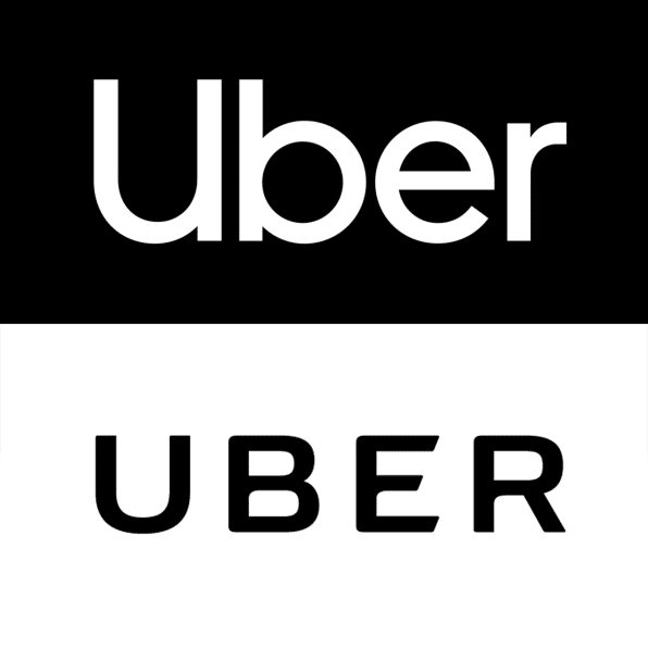 Uber logo typo uber entrée en bourse