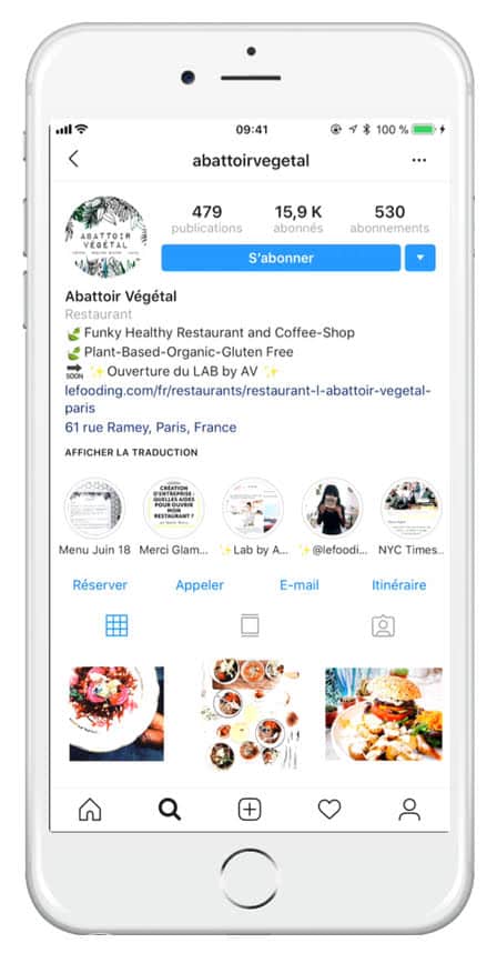 Instagram s'associe à LaFourchette, pour vous permettre de réserver une table au restaurant