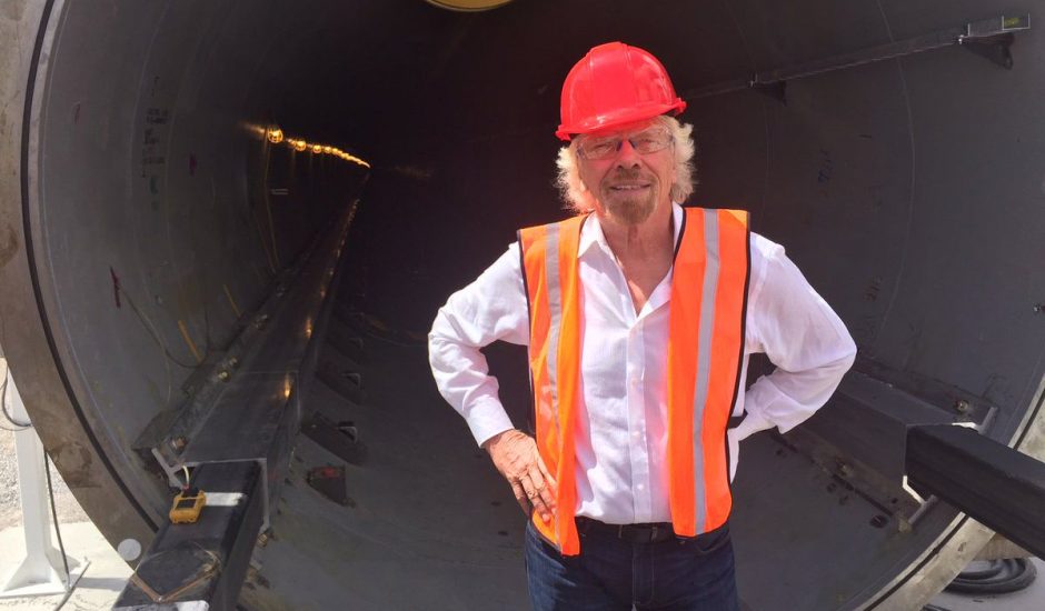 Branson quitte son poste de président chez Hyperloop One.