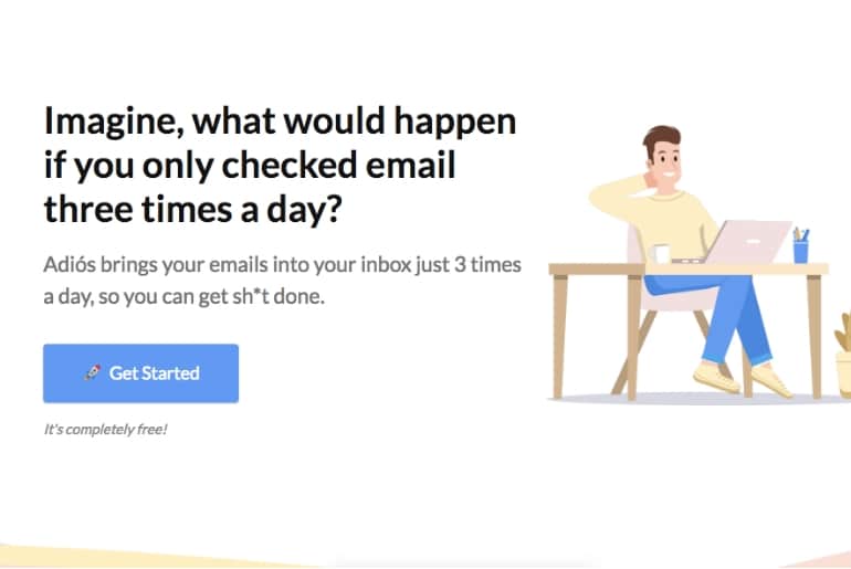 Une application pour améliorer votre productivité en ne recevant vos mails que trois fois par jour