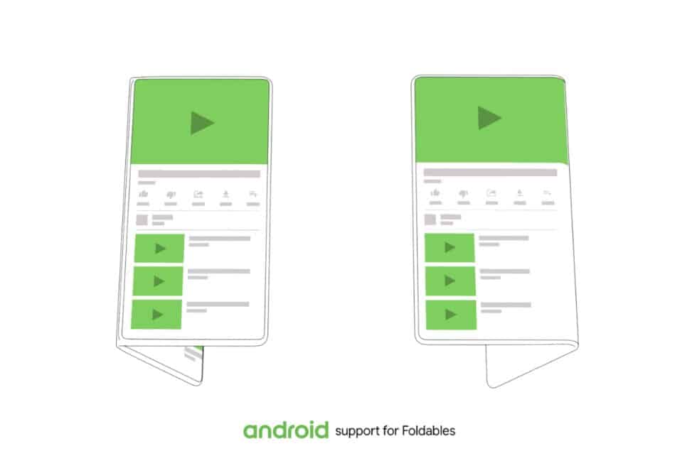 Google a annoncé que Android sera compatible avec les smartphones à écran pliable