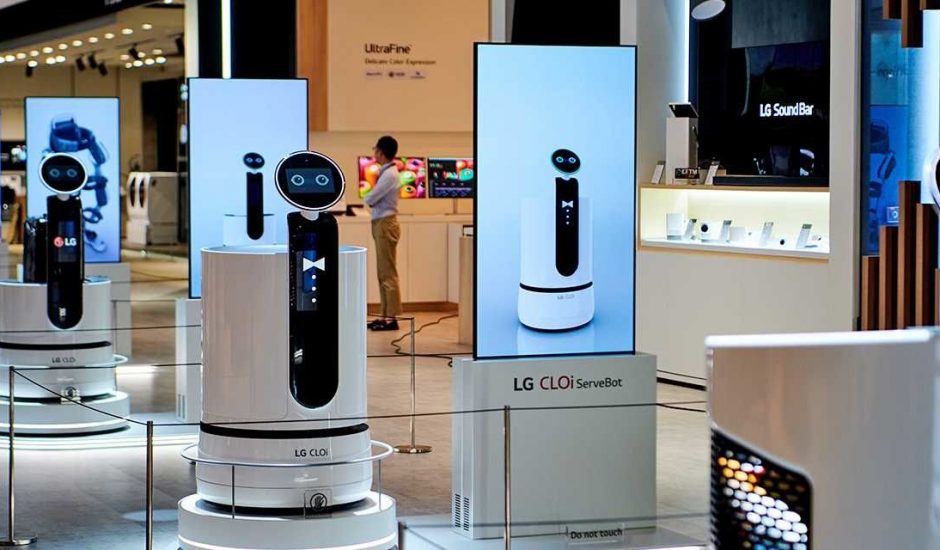 En Corée, LG annonce le développement de robots-chariots pour les supermarchés