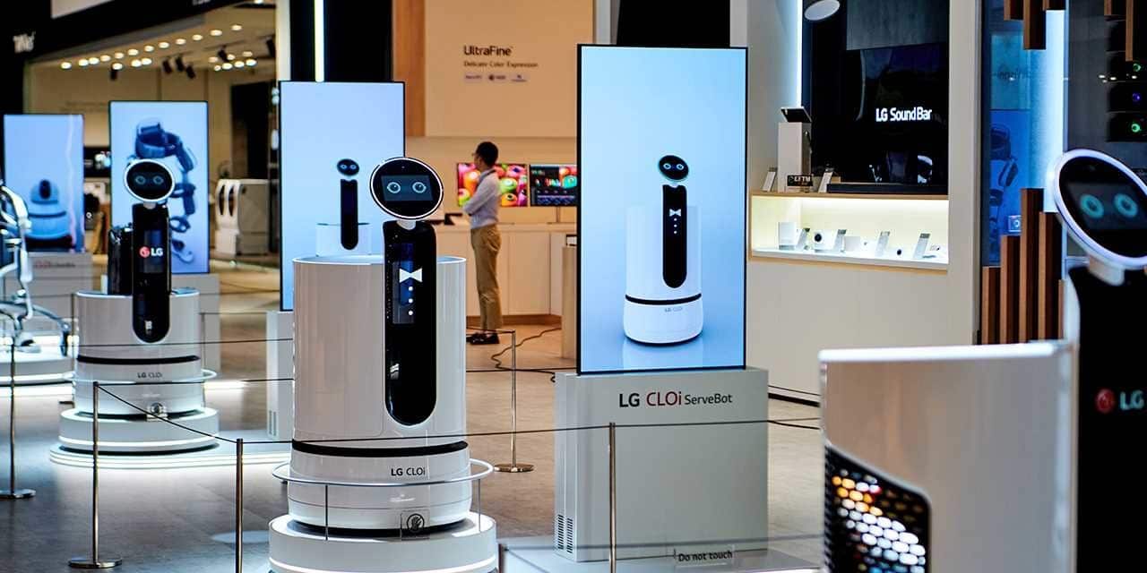 En Corée, LG annonce le développement de robots-chariots pour les supermarchés