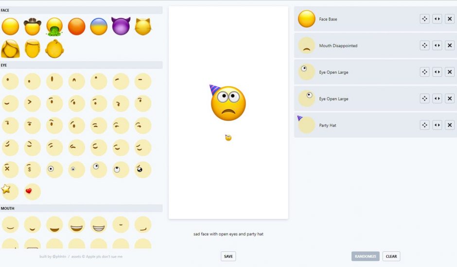 Emoji Builder : le site pour créer vos propres emojis