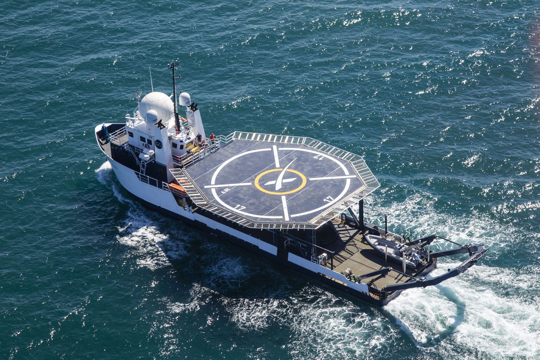 SpaceX a conçu un bateau exprès pour l'atterrissage de ses capsules.