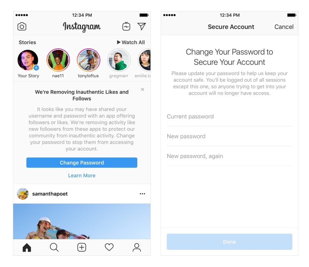 Instagram renforce sa lutte contre les faux comptes et faux likes