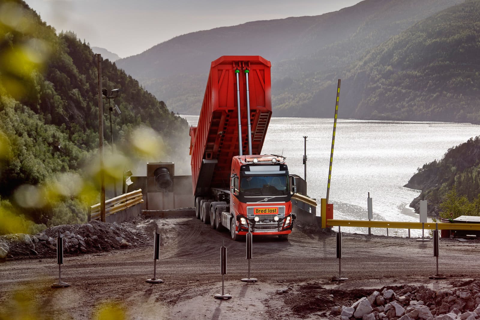 Premier camion autonome en Norvège lancé par Volvo.