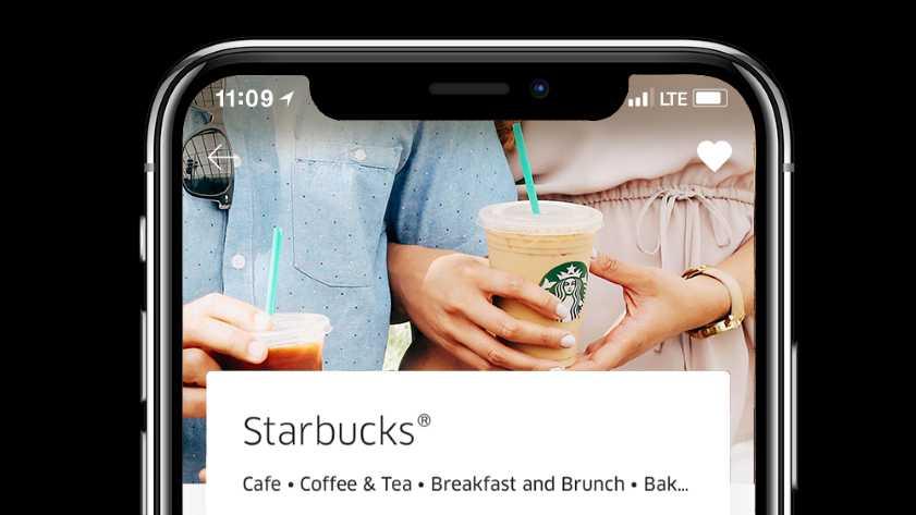 Starbucks développe son partenariat avec UberEats à un quart de ses magasins aux Etats-Unis