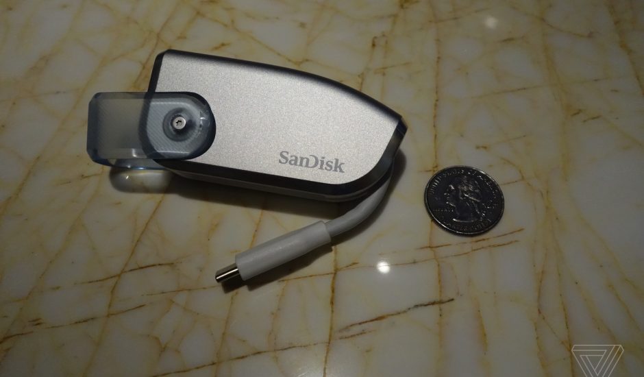 SanDisk a dévoilé un minuscule stockage mobile de 4TB