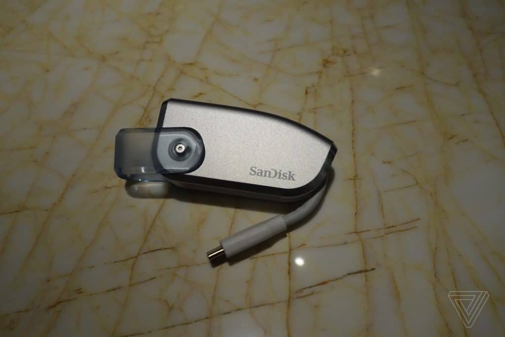 SanDisk a dévoilé un minuscule stockage mobile  de 4TB