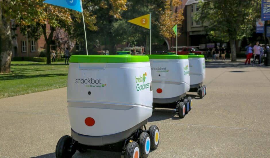 En Californie, PepsiCo a déployé une flotte de robots qui livrent des collations aux étudiants