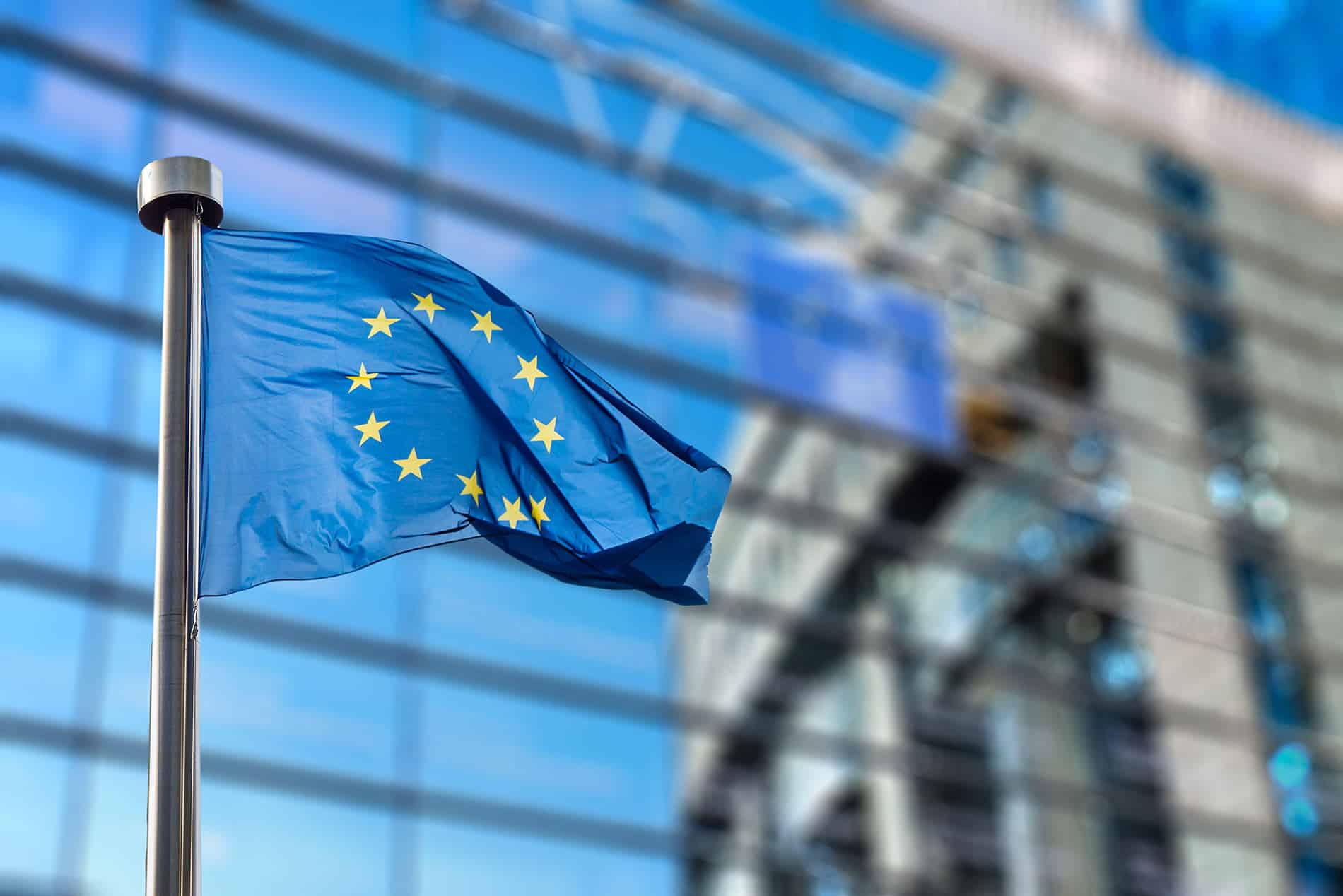 Commission europénne drapeau europe