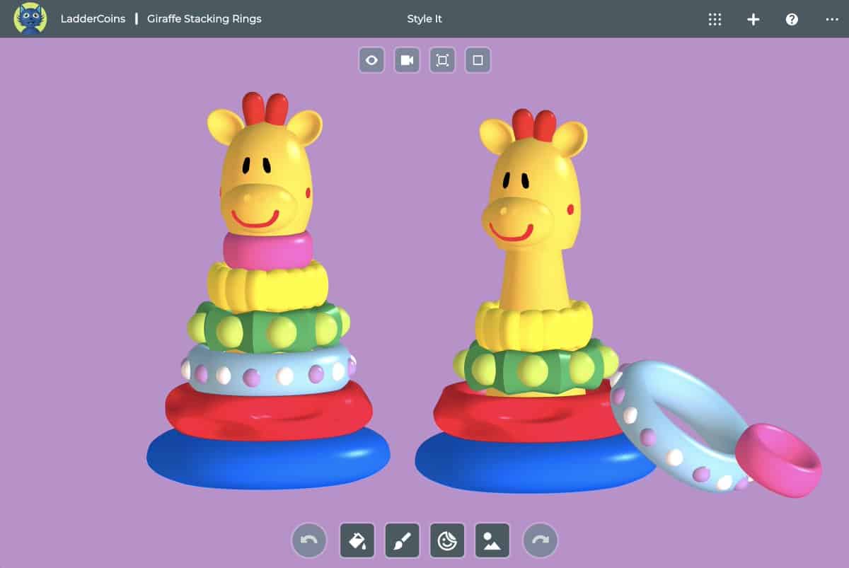 Exemple de création que l'on peut retrouver sur le site de SolidWorks Apps for Kids.