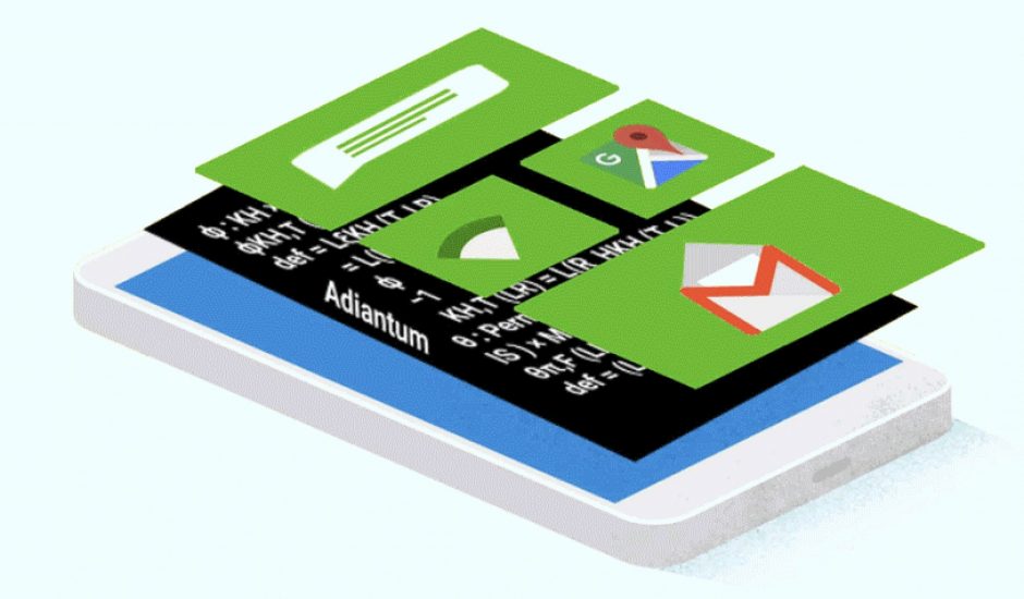 Google lance Adiantum, un système de cryptage pour appareils bas de gamme