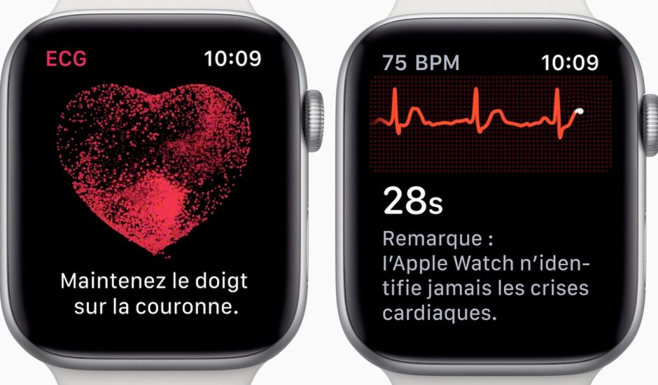 Une application est liée à la surveillance de votre coeur par l'Apple Watch