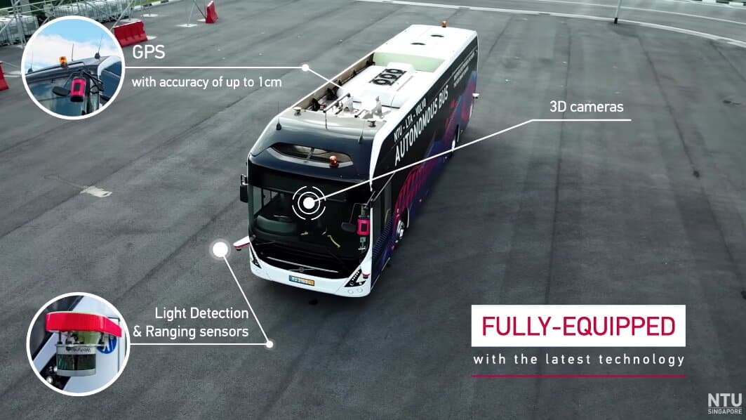 Le bus autonome grande capacité que Volvo s'apprête à tester à Singapour
