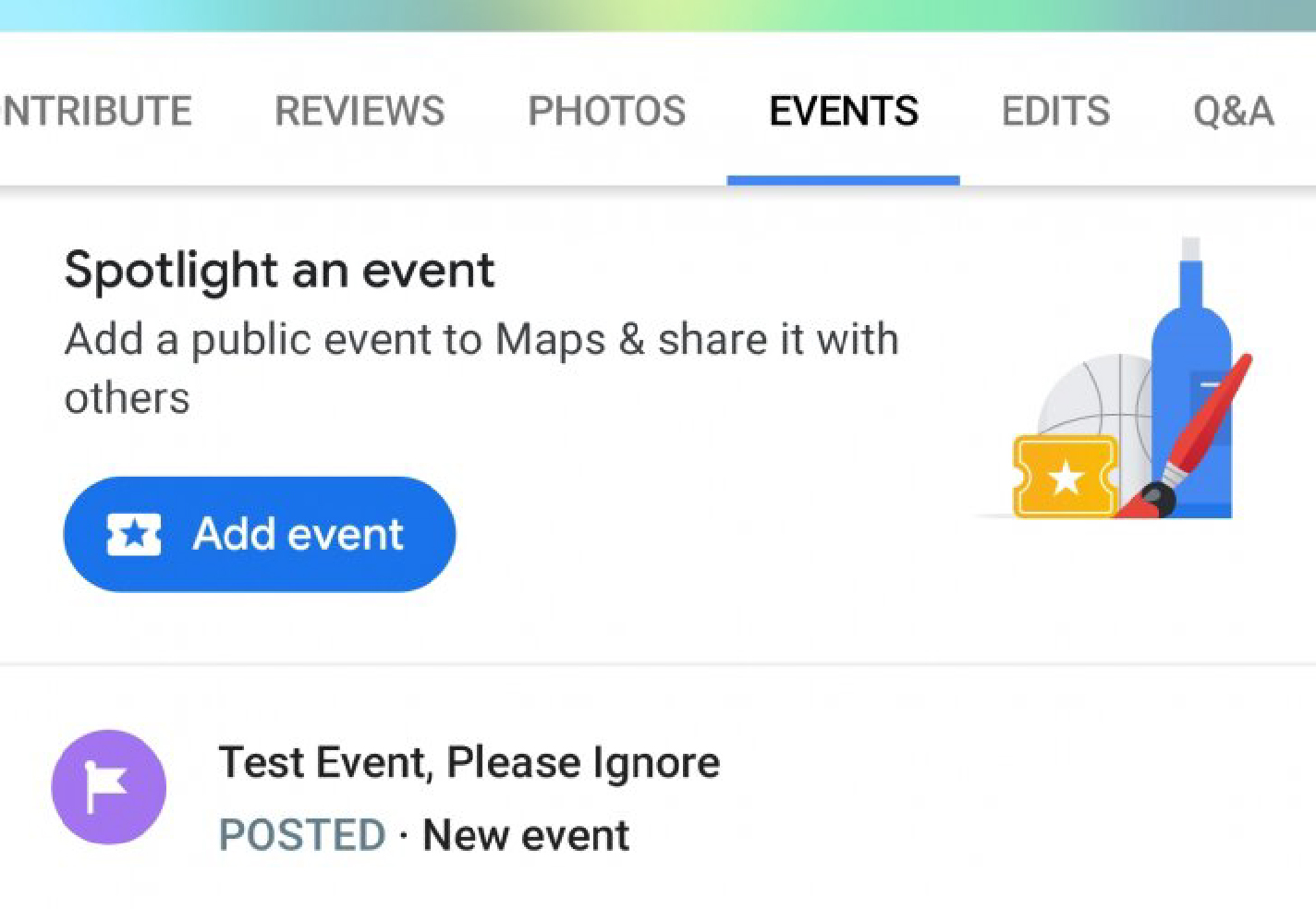 Google Maps lance un onglet événements